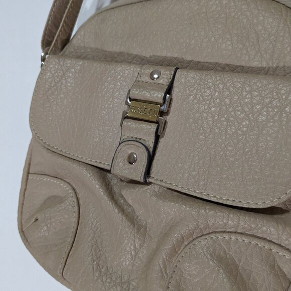 Rosetti Magnet Flap Crossbody Bag Purse Beige - Picture 2 of 7
